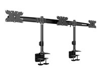 Multibrackets M VESA Desktopmount Triple Desk Clamp Monteringssæt 3 LCD skærme 24'-32'