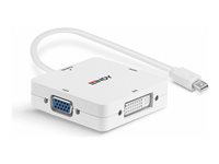 Convertisseur Mini DisplayPort vers HDMI, DVI & VGA