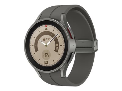 Samsung Galaxy Watch5 Pro 45 mm titanium gray smart watch with sport band display 1.4INCH 