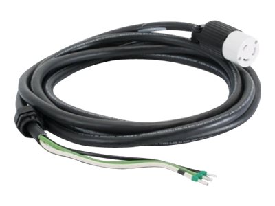 APC InfraStruXure Whips - power cable - bare wire to NEMA L6-30 - 3.4 m