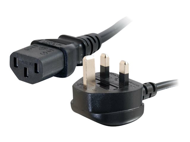 C2G Universal Power Cord - elektrický kabel - BS 1363 do power IEC 60320 C13 - 10 m – foto 2