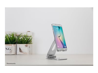 NEOMOUNTS Phone DeskStand bis 7Z silber