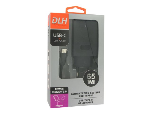 DLH - alimentation secteur USB-c 65w pd (DY-AI4165)