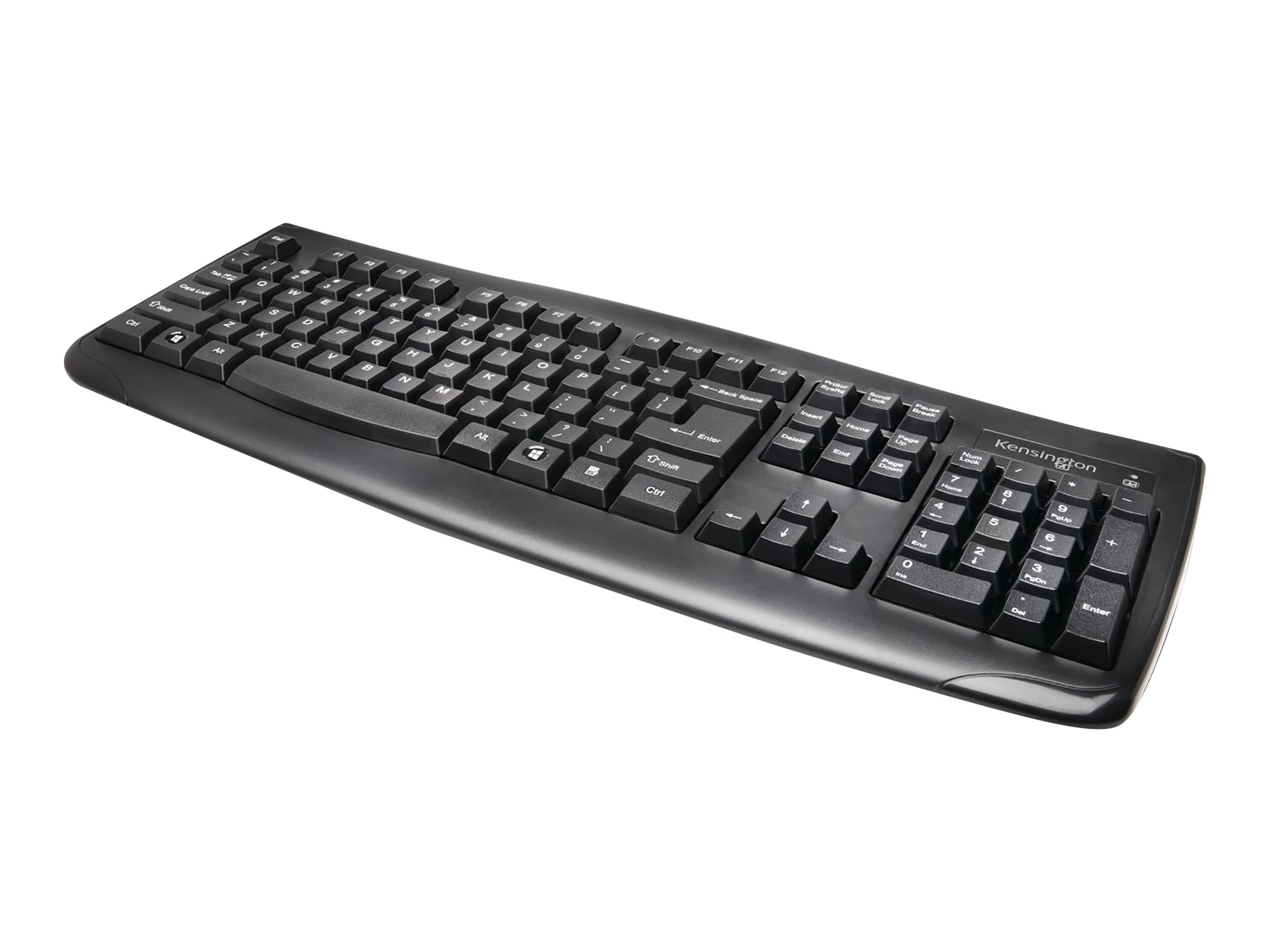 Kensington Pro Fit keyboard black Input Product shot Right-angle 80000