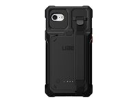 UAG Rugged Workflow Battery Case for iPhone SE - Black - battery case for mobile phone