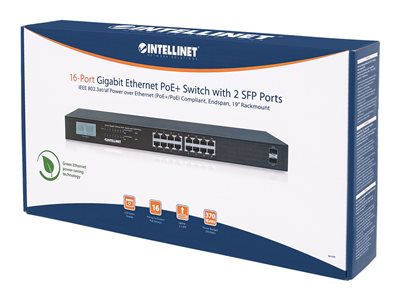 INTELLINET 561259, Switches, INT 16-Port Gigabit PoE+ 561259 (BILD3)