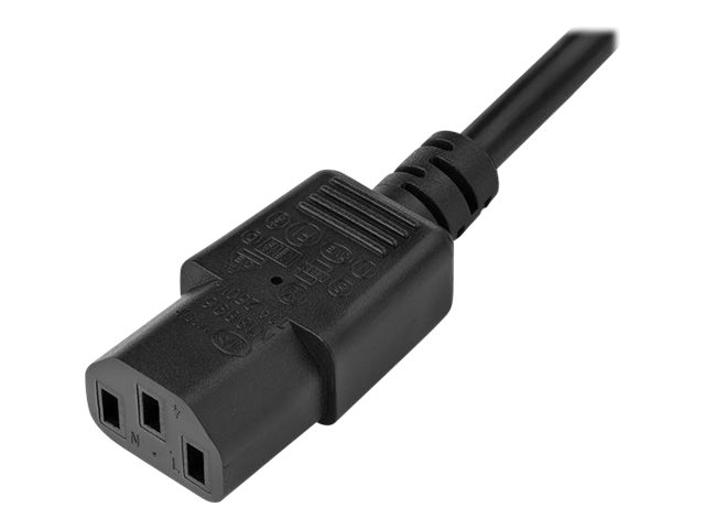 StarTech 2 m (6 ft.) Power Supply Cord AS/NZS 3112 to C13 power cable AS/NZS 3112 to power Product shot Close-up 74801