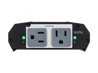 Luxul PDU-02 Power distribution unit AC 120 V Ethernet output connectors: 2 (2 x 3-pole) 