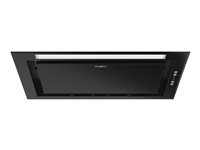 Whirlpool WCT3 63F LTK - Hætte - tag - Niche - bredde: 49.3 cm - dybde: 26 cm - udsugning & recirculation - med intern motor - sort