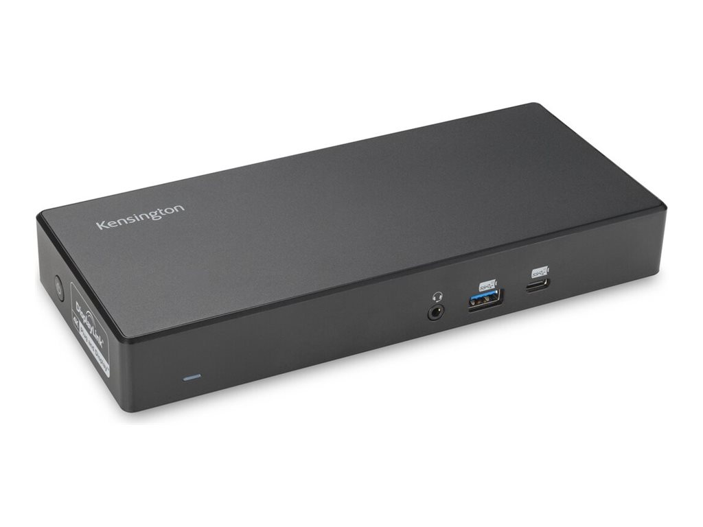 Kensington SD4781P docking station USB-C 2 x HDMI 2 x DP++ Product shot Left-angle 79600