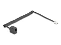 DeLOCK Telefonkabel 2m Sort