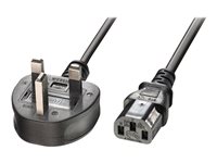 Lindy - power cable - BS 1363 to IEC 60320 C13 - 20 m