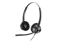 Poly EncorePro 320 - EncorePro 300 series - headset - on-ear - wired - Quick Disconnect - black - TAA Compliant - Certified for Skype for Business