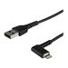 StarTech.com 3ft (1m) Durable USB A to Lightning Cable, Black 90° Right Angled Heavy Duty Rugged Aramid Fiber USB Type A to Lightning Charging/Sync Cord, Apple MFi Certified, iPhone 12 Pro