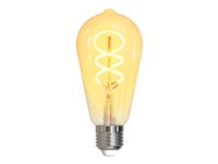 DELTACO SMART HOME LED-filament-lyspære 5.5W 470lumen 1800-6500K Hvidt lys