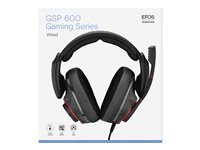 EPOS Sennheiser GSP 600 Wired Gaming Headset - Black/Red - 1000244