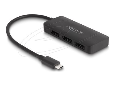 DELOCK USB Type-C Splitter 3xDisplayPort Optionen & Zubehör