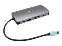 i-Tec USB-C Metal Nano Dock HDMI/VGA LAN  Power Delivery 100 W Dockingstation