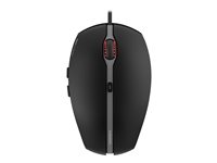 CHERRY GENTIX 4K - Mouse - right and left-handed - optical - 6 buttons - wired - USB - black
