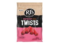 RJ'S Licorice Raspberry Chocolate Twists - 280g