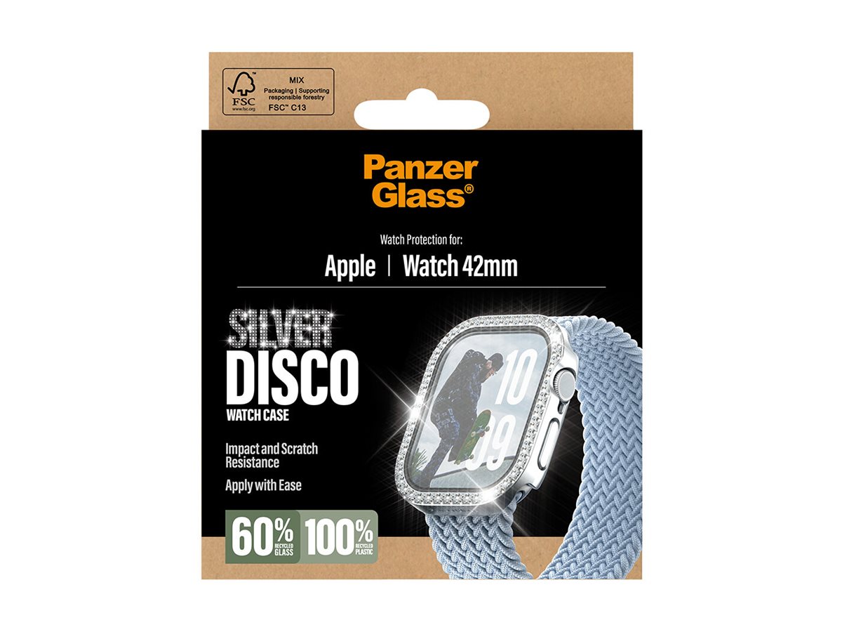 PanzerGlass Apple Watch 11/10 42 mm stříbrný kryt – foto 5