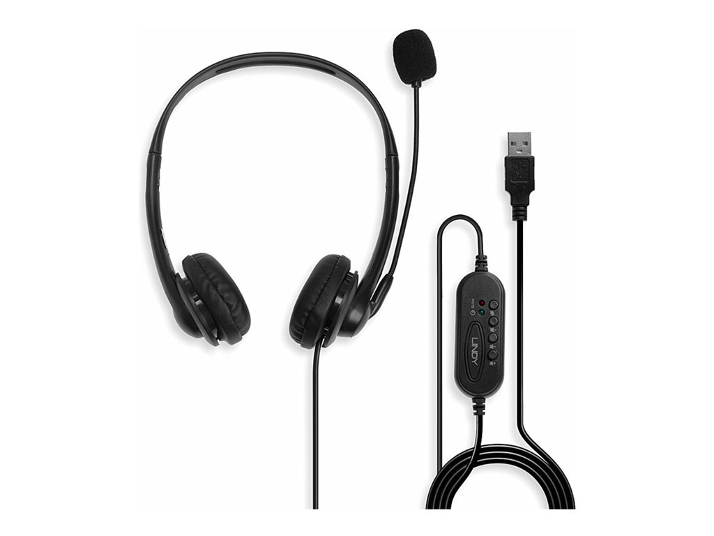 Micro-casque filaire USB Type A avec contr le In-line