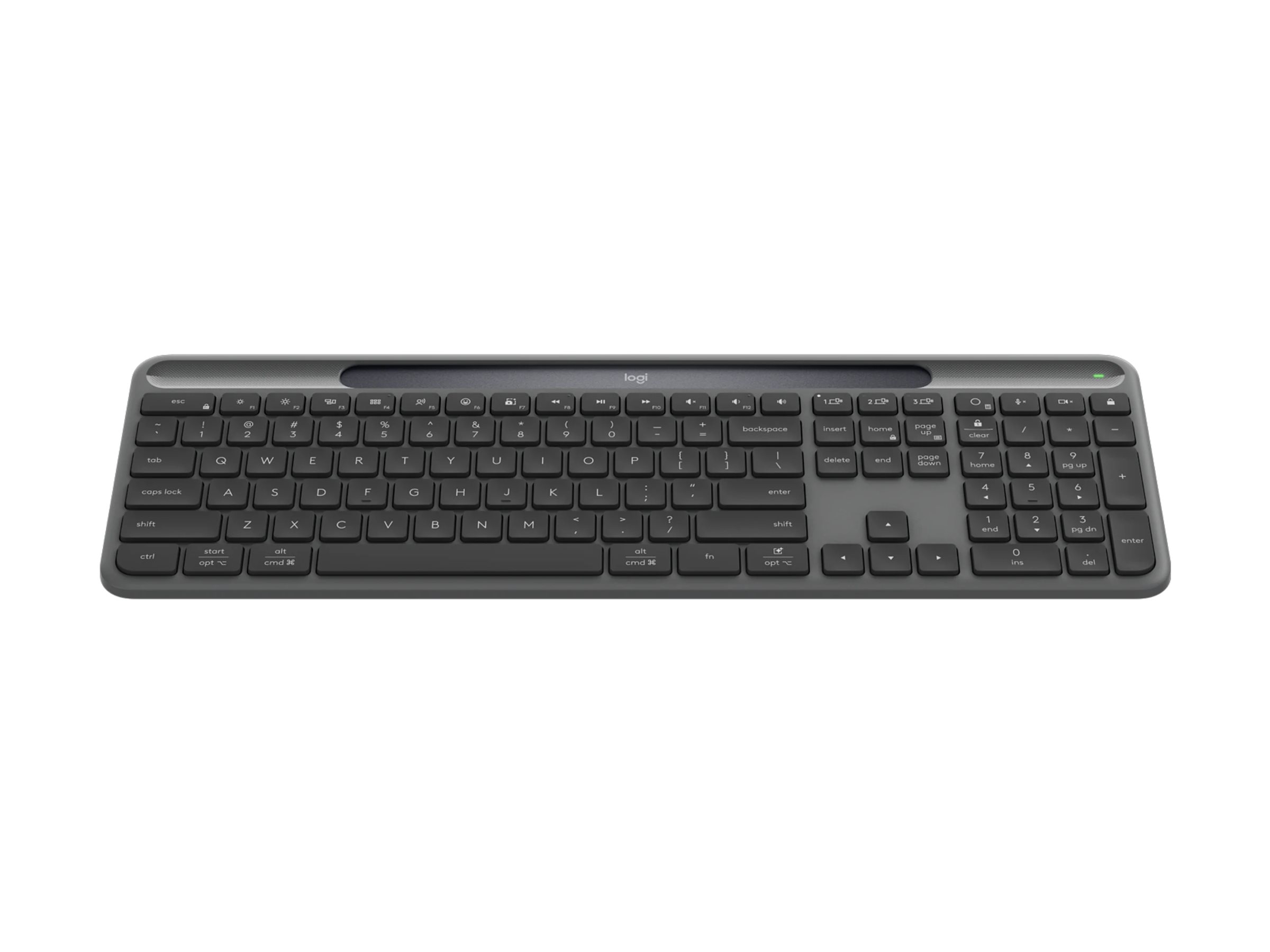 Logitech Signature Slim Solar+ Wireless Keyboard for Mac - Thumbnail 4