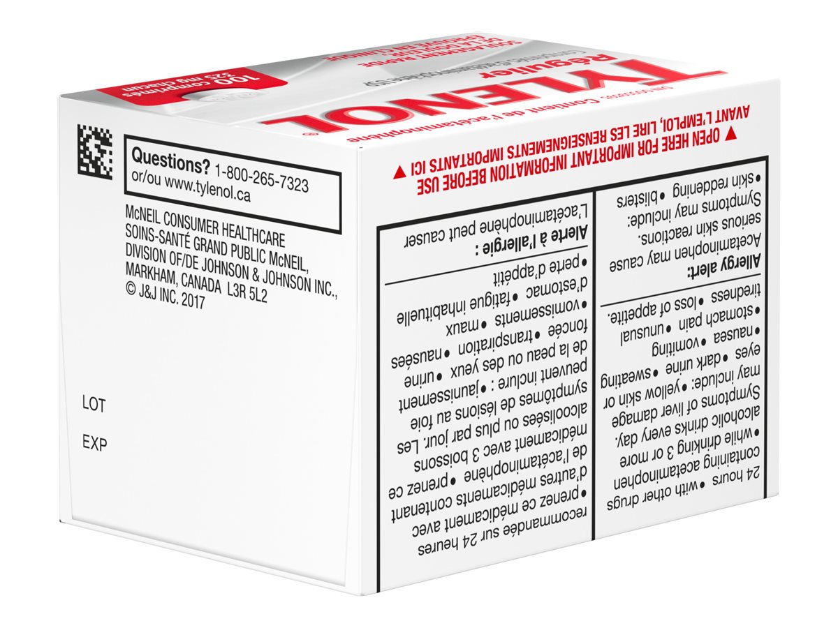 Tylenol* Regular Strength Tablets - 100's