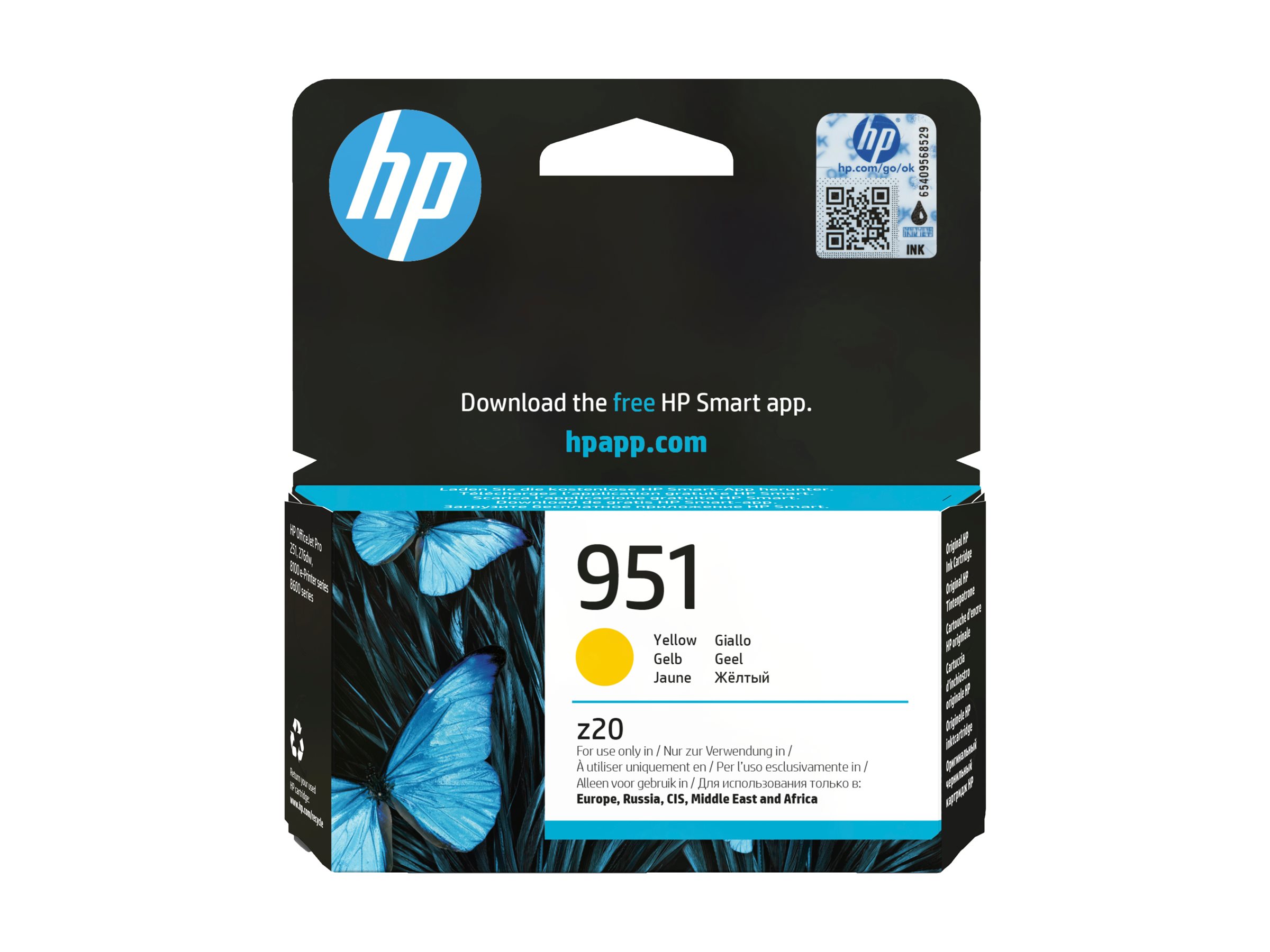 Hp 951 Yellow Original Ink Cartridge Hp 951 Yellow Original Ink Cartridge