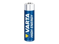 Varta High Energy AAA / LR03 Standardbatterier