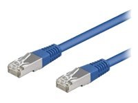 wentronic CAT 5e Kabel med folie og kobberfletning (FTP) 2m Netværkskabel Blå