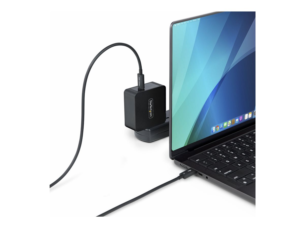 StarTech.com 2.6ft (80cm) Thunderbolt 5 Cable, 80Gbps/120Gbps, Certified - kabel Thunderbolt - Thunderbolt 5 do Thunderbolt 5 - 80 cm – foto 5