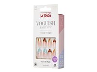KISS VOGUISH Fantasy French Designs False Nails Kit - Almond - Charmante - 28's