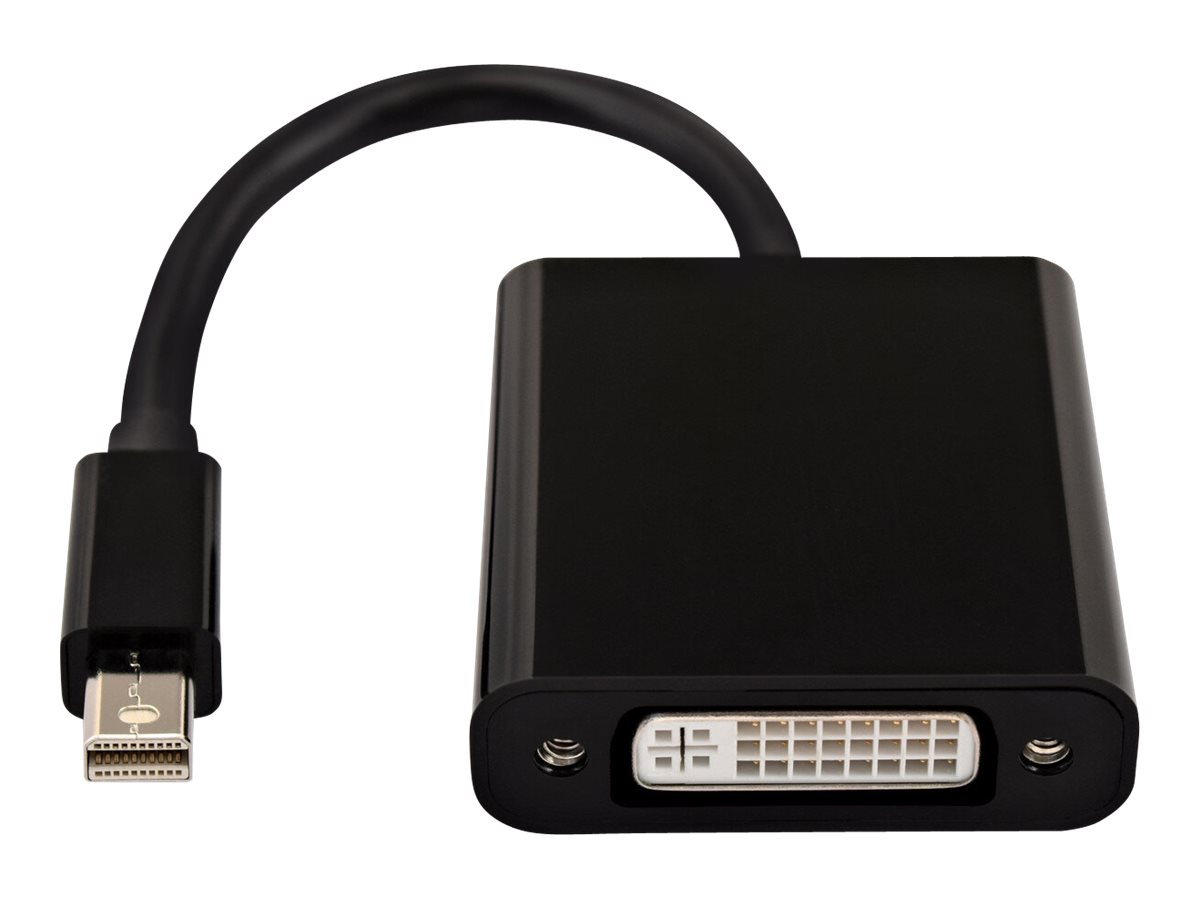 V7 Adapter Mini DisplayPort han (input) -> DVI-D hun (output) Sort