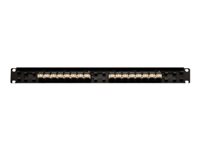 Eaton Tripp Lite Series 16-Port Fiber Patch Panel 62.5/125 or 50/125 LC/LC 1URM