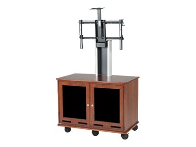 Da-Lite Video Conference Cart Cart for video conferencing system wood hone