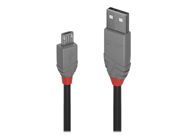 Image of Lindy Anthra Line - USB cable - USB to Micro-USB Type B - 50 cm
