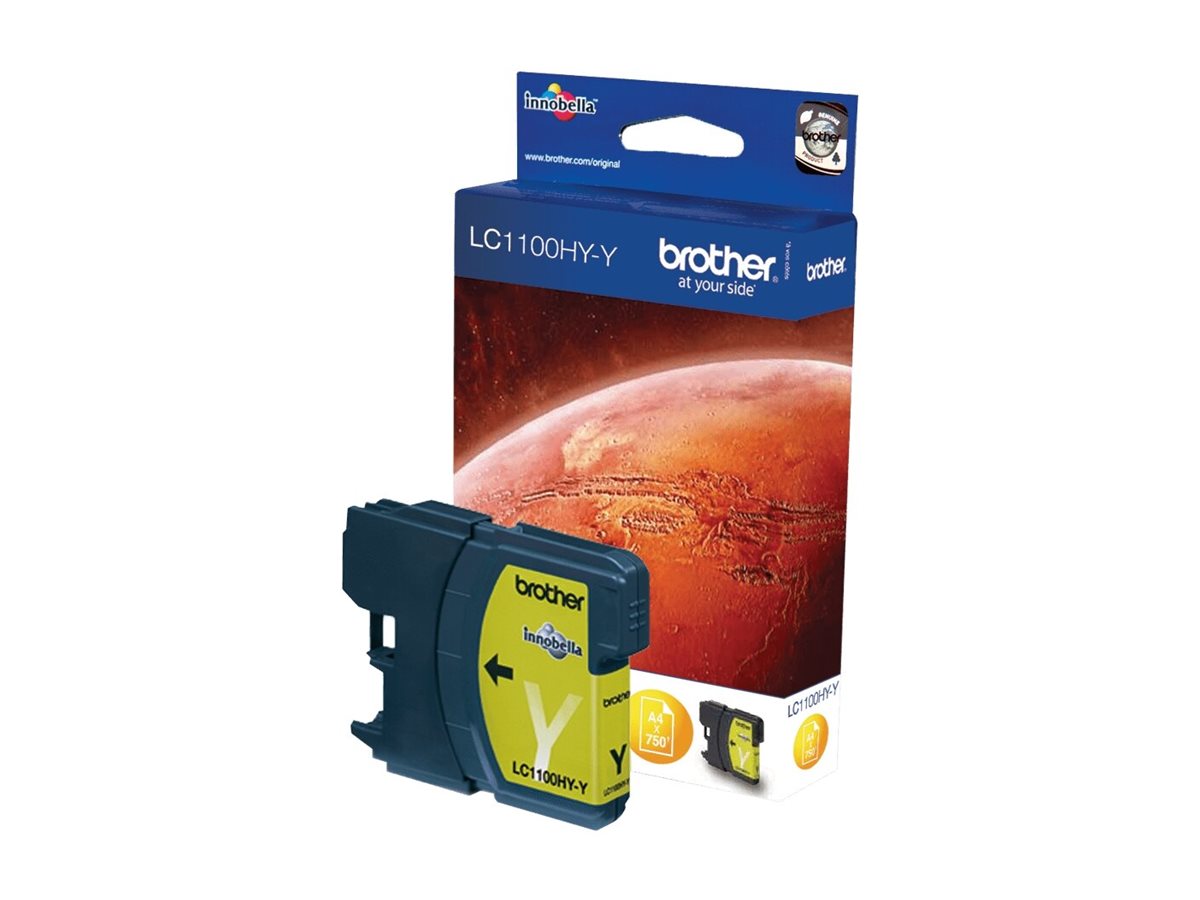 Brother Lc1100hyy High Yield Yellow Original Ink Cartridge