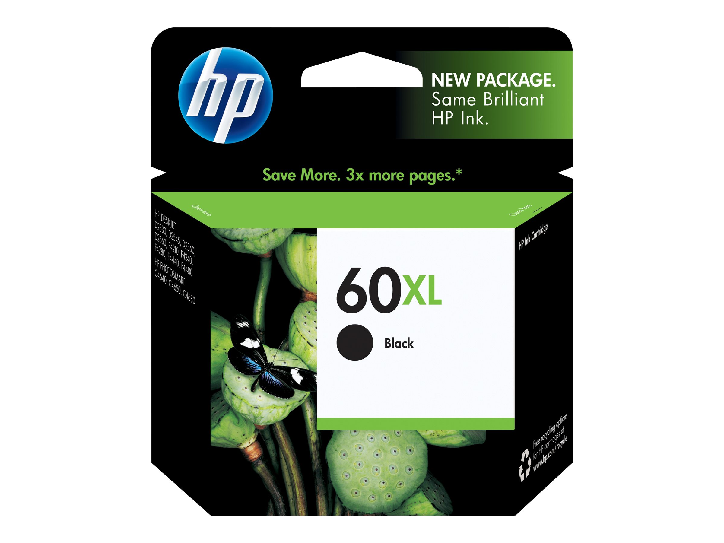 HP 60XL High Yield black original ink Usage / lifestyle Multi-angle 72520