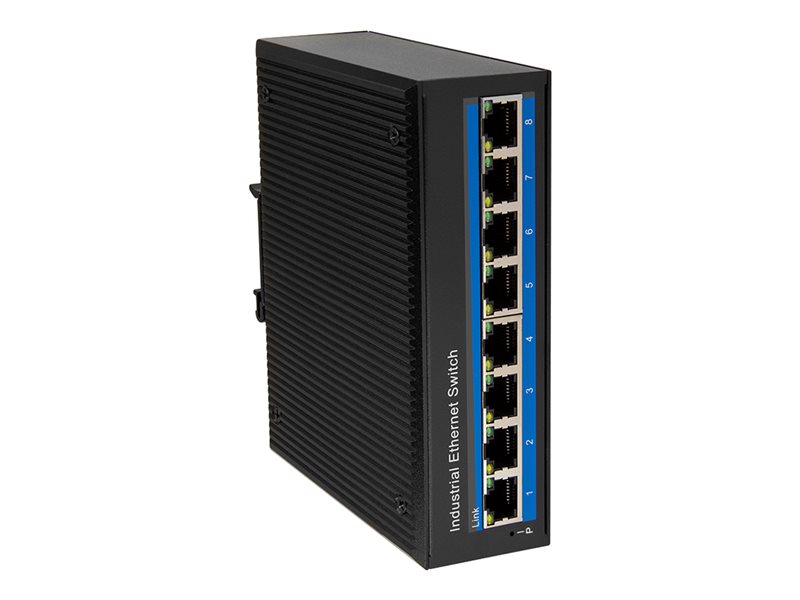 Industrial Fast Ethernet Switch, 8-Port 10/100 Mbps – LogiLink