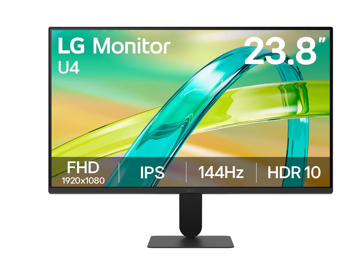 LG 24U411B-B U4 Series LED monitor 24 Product shot Top 78900