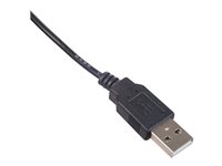 Akyga 4 pin USB Type A (male) - Strøm DC jackstik 5,5 mm (ID: 2,5 mm) (male) Sort 80cm USB / strøm kabel