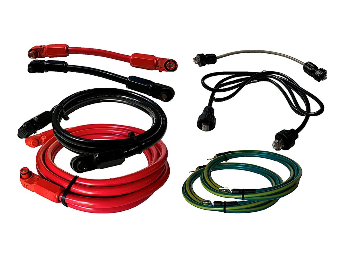EATON xStorage Hybrid cable kit for 2 batteries for Hybrid Inverter three-phase earthing com. red and black power cable
