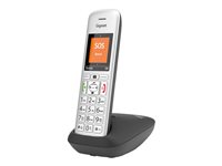 Gigaset E390 Trådløs telefon Ingen nummervisning Sort Sølv