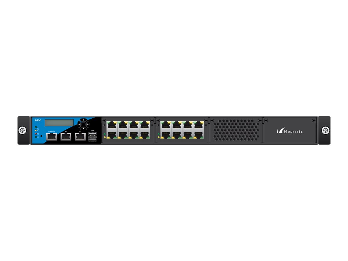 Barracuda CloudGen Firewall F-Series F600 model C20 | Overview, Specs,  Details | SHI Government Solutions