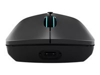 Lenovo Legion M600 Gaming Mouse - Mouse - right and left-handed - optical - 8 buttons - wireless, wired - Bluetooth, 2.4 GHz, USB 2.0 - USB wireless receiver - black, iron gray