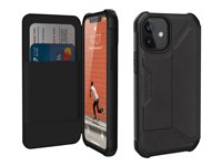 UAG Rugged Case for iPhone 12 Mini 5G [5.4-inch] Metropolis Leather Black 