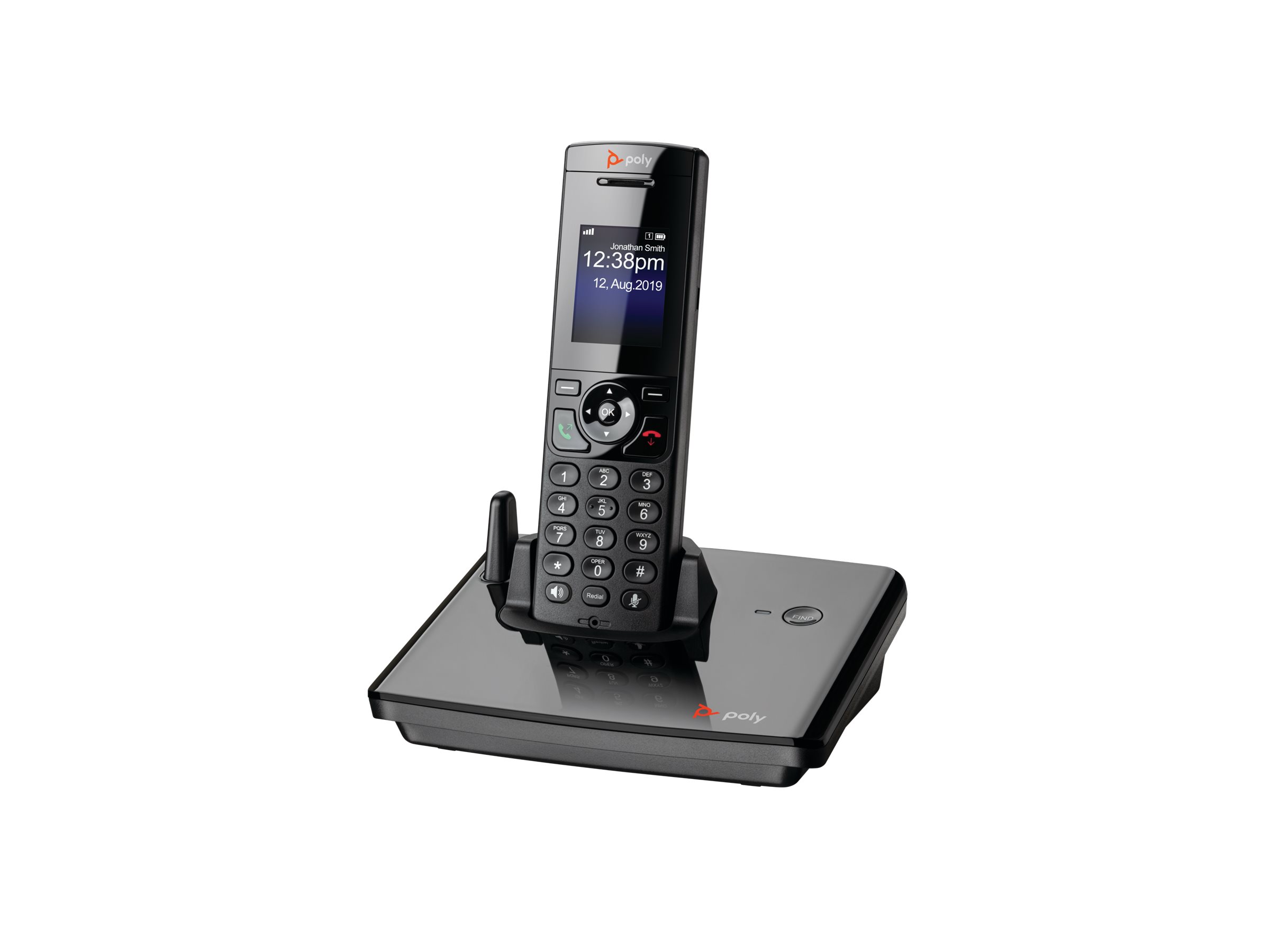 HP Poly VVX D230 - Cordless extension handset with caller ID