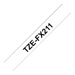 Ruban TZ flexible 6mm Noir/Blanc