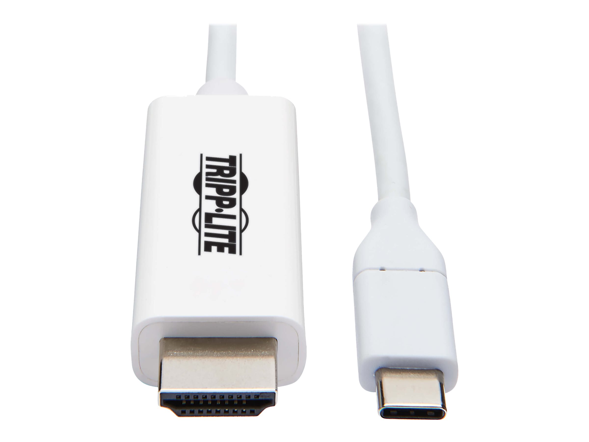 Tripp Lite USB C to HDMI Adapter Cable USB 3.1 Gen 1 4K M/M USB-C White 6ft